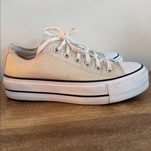 Converse White Canvas Sneakers